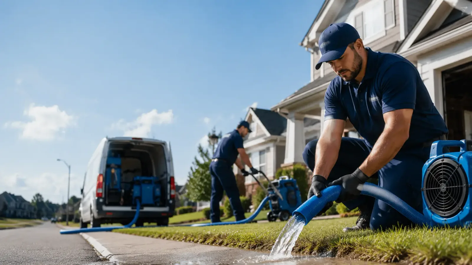 Flood Damage Restoration in Engadine, MI